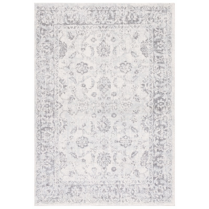 SAFAVIEH Tulum Atje Oriental Rug - 5'3" x 7'6" - Ivory/Grey