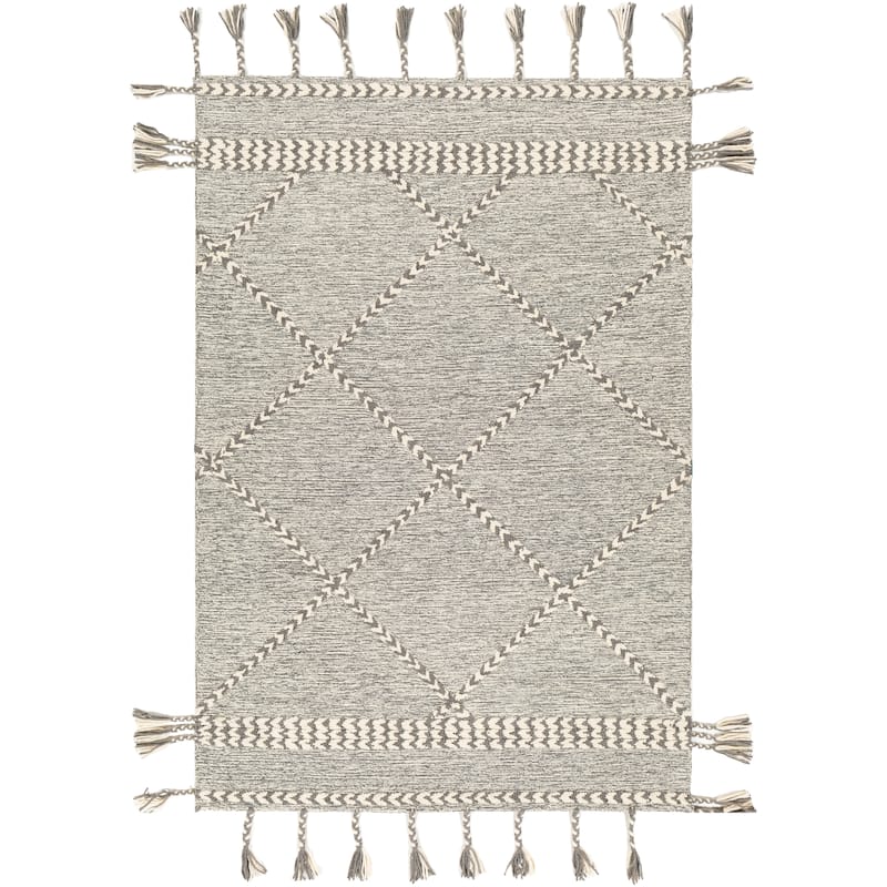 Artistic Weavers Loren Boho Tassel Handmade Wool Area Rug
