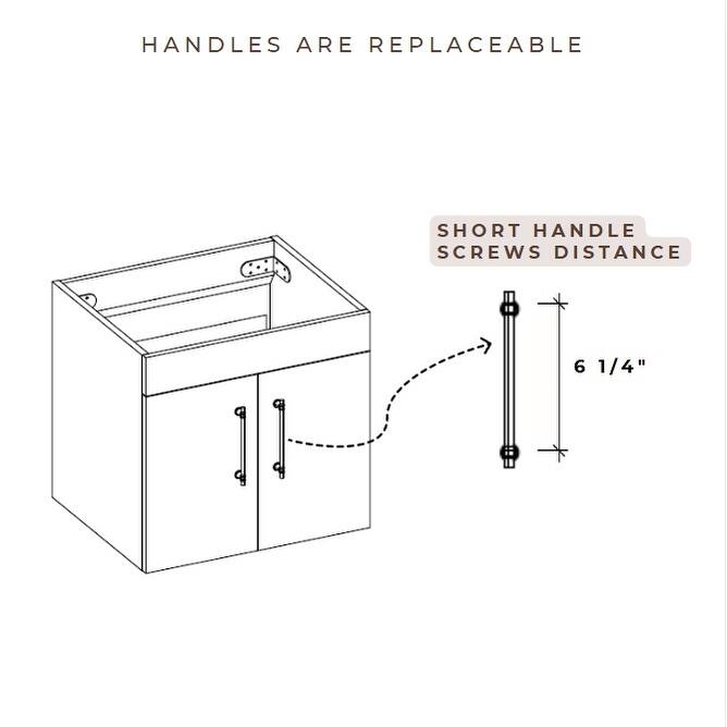 Eliza 60'' Wall Mounted Vanity with Double Sink