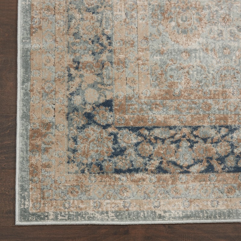 Malta Floral Vintage Persian Medallion Area Rug