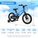 preview thumbnail 3 of 6, 16 Inch Magnesium Alloy Training Bicycle with Adjustable Saddle Height for Kids - 44" x 21.5" x 25.5"-28" (L x W x H)