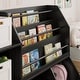 preview thumbnail 3 of 18, Ameriwood Home Tyler Kids Extra Large Book and Toy Storage Organizer, Black Oak