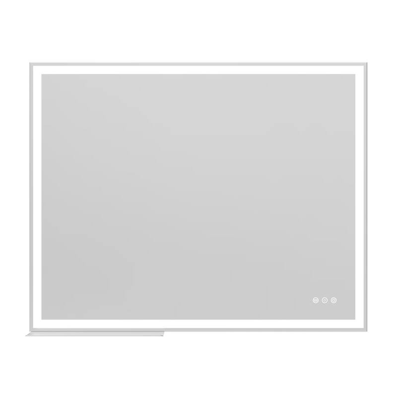 32" x 40" Smart LED Bathroom Wall Mirror with Memory,Anti-Fog Switch