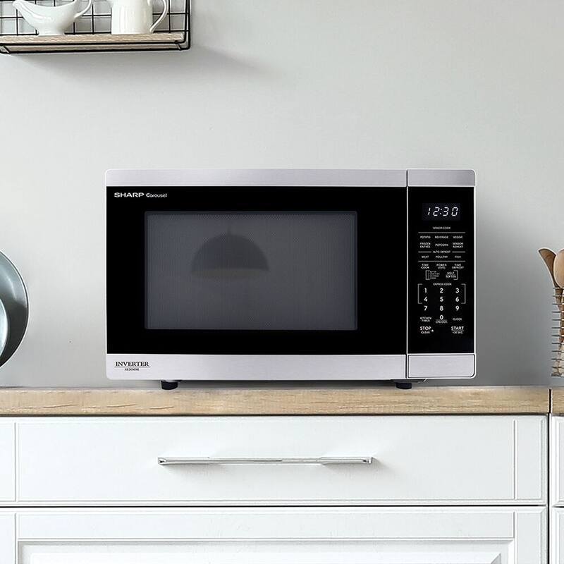 Sharp 1.4 CF Countertop Microwave Oven, Orville Redenbacher's Certified
