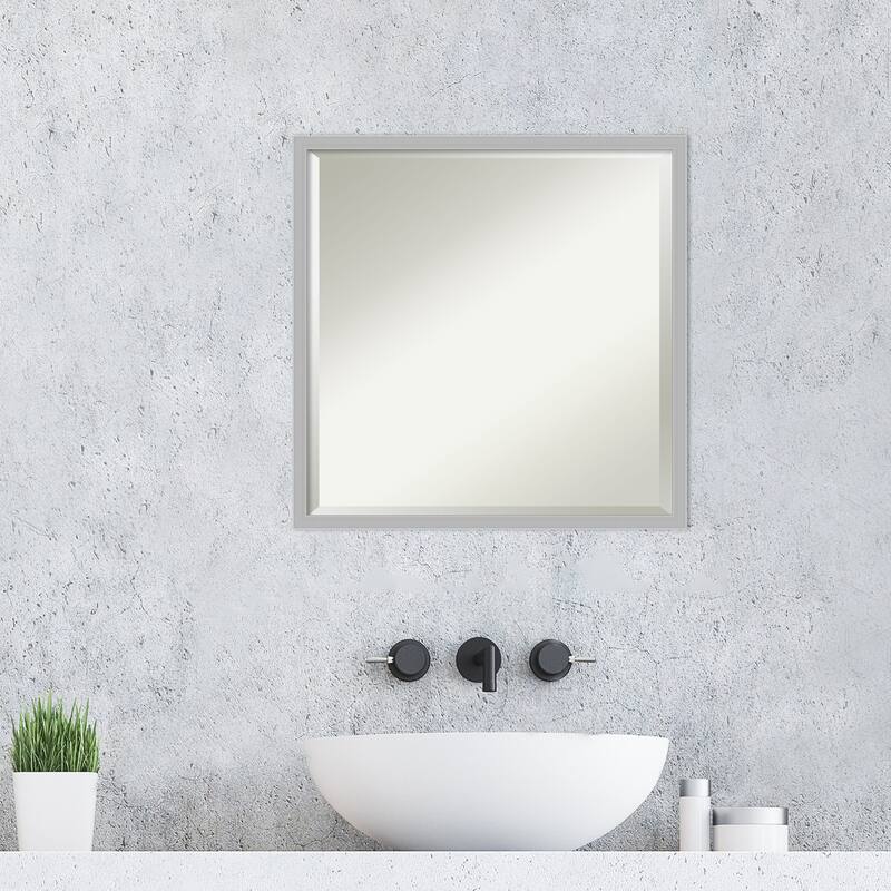 Beveled Bathroom Wall Mirror - Hera Frame