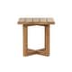 preview thumbnail 2 of 6, Hamel Outdoor Acacia Wood Square Side Table by Christopher Knight Home