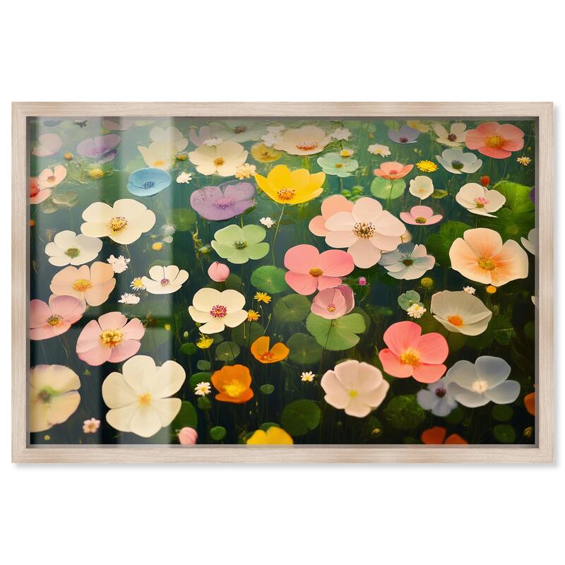 Meadow of Dreams Shadowbox by Art Remedy - Natural - 24" x 16"
