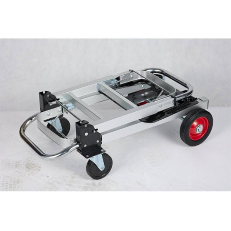 3 in 1 Convertible Hand Truck and Dolly with 5.9in Flat Free Rubber Wheels