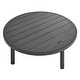 preview thumbnail 6 of 5, Terrace 35" Outdoor Patio Aluminum Round Coffee Table