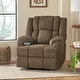 preview thumbnail 13 of 36, Coosa Indoor Pillow Tufted Massage Recliner by Christopher Knight Home Black + Brown
