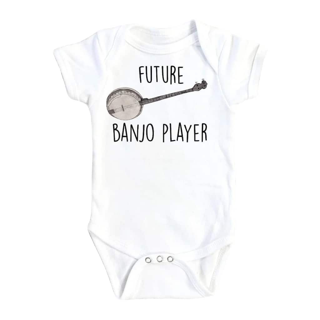 Banjo - Baby Boy Girl Clothes Infant Bodysuit Funny Cute Newborn