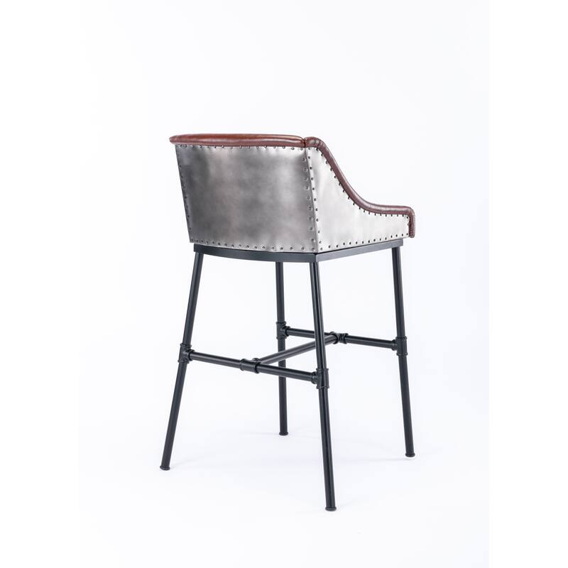 Parlor Adjustable Upholstered Bar Stool