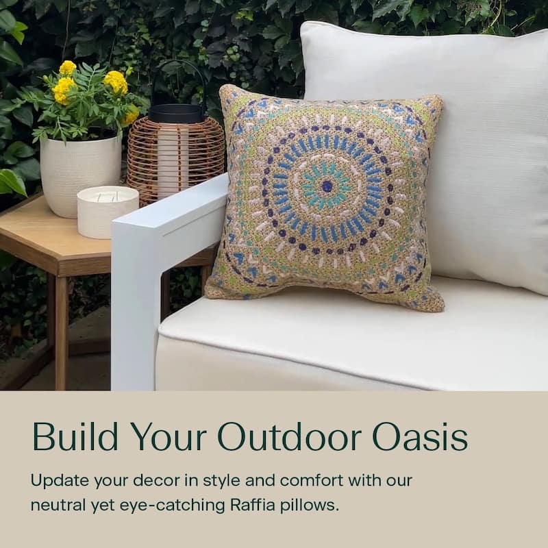 Outdoor Square Toss Pillow (2-Pack)