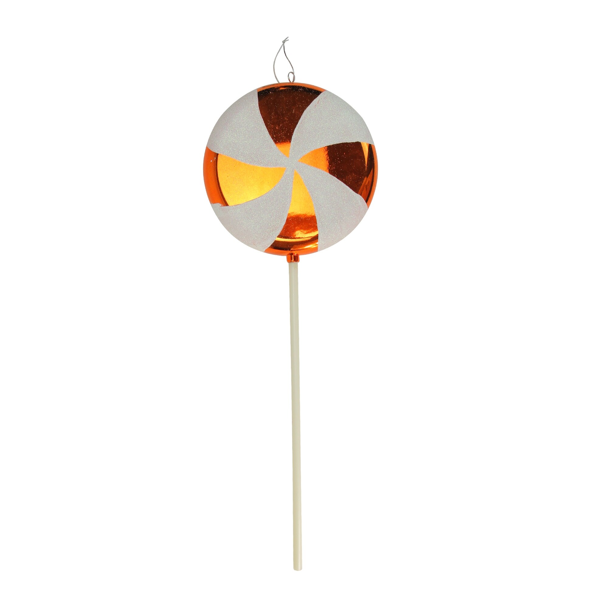 Shop Large Candy Fantasy Orange Dreamsicle Lollipop Christmas