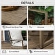 preview thumbnail 6 of 7, Outsunny 4 Piece Patio Furniture Set with Cushions, Outdoor Conversation Sets with Rattan Rocking Chair