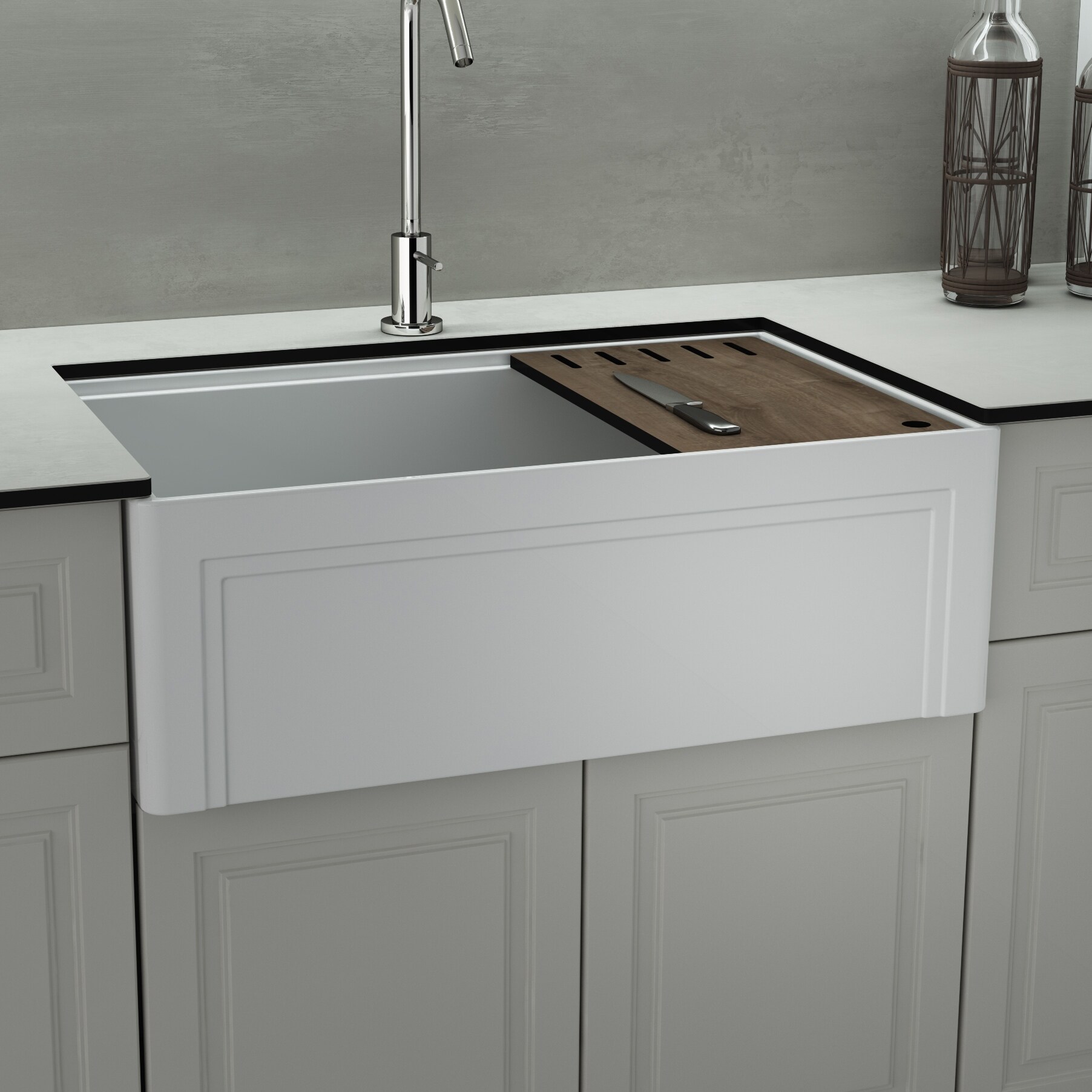Sinksation Reversible Fireclay 24