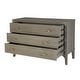 preview thumbnail 2 of 3, Rockport 46 in. W Rectangular Wood 3 Drawer Dresser