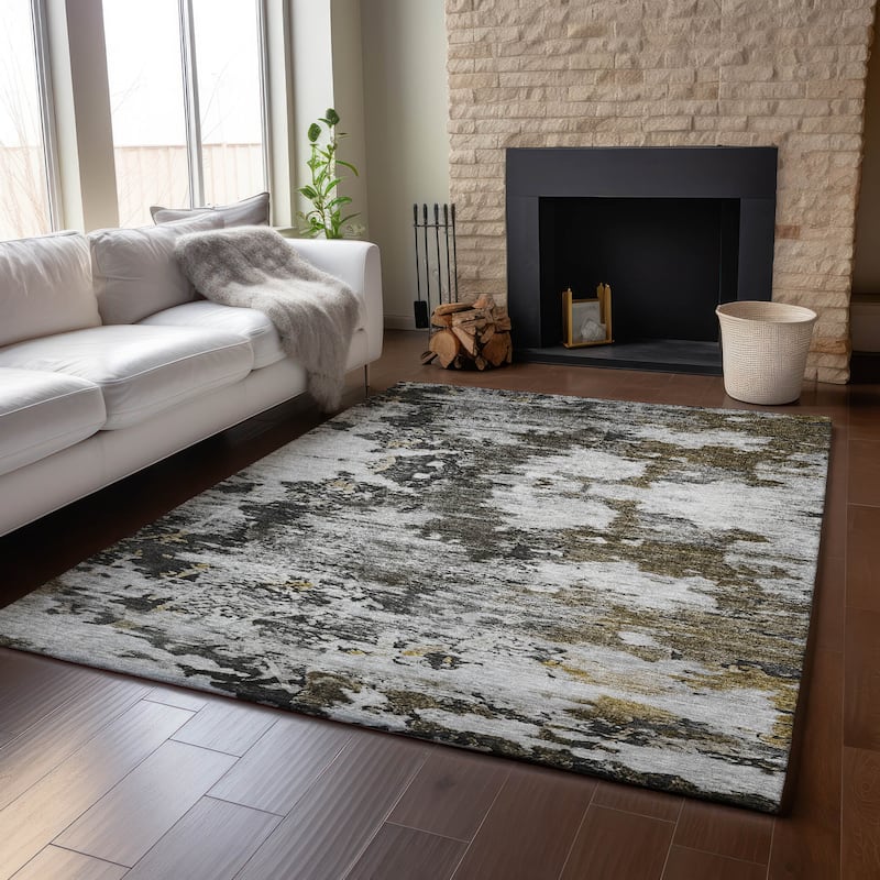 Premium Washable Super Soft Abstract Echo Mayfield Rug
