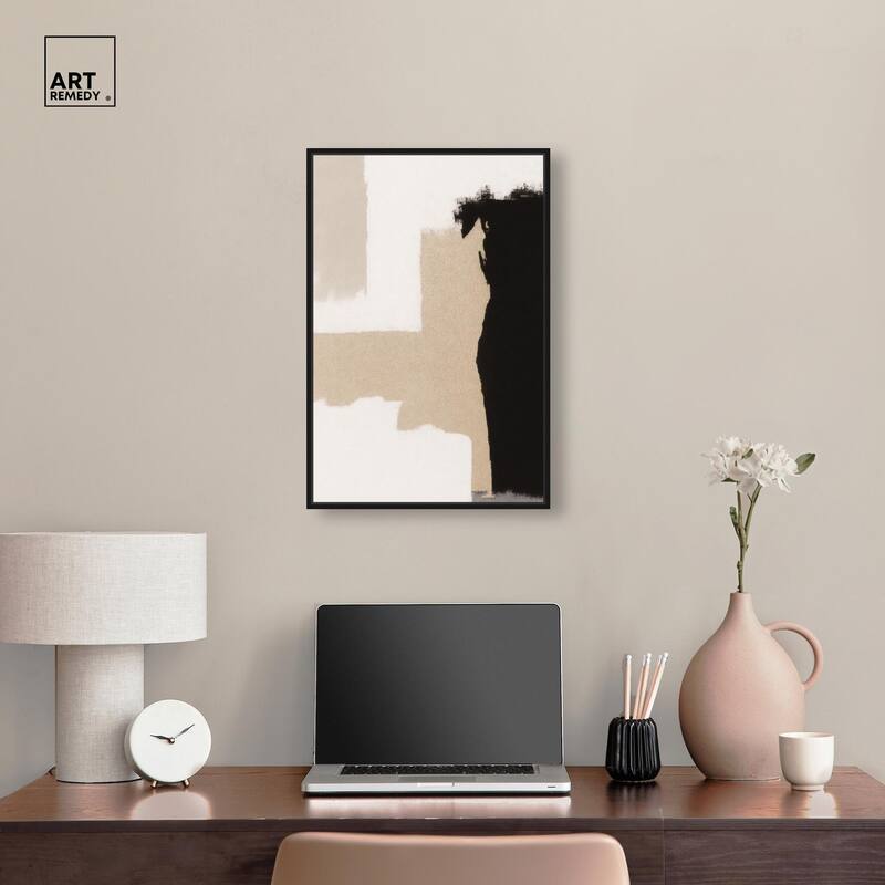 Earth and Ink III Canvas by Art Remedy
