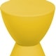 preview thumbnail 137 of 143, Boyd Round Side Table with Ribbed Design Base - Accent Hourglass End Table with Removable Lid for Living Room & Bedroom