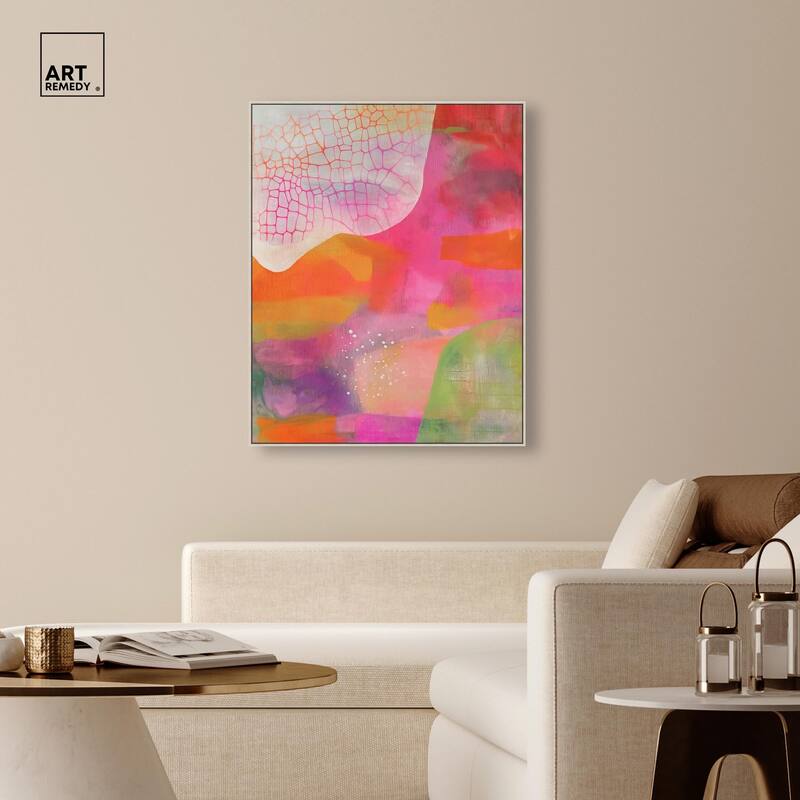Garnet Gleam III Canvas by Art Remedy