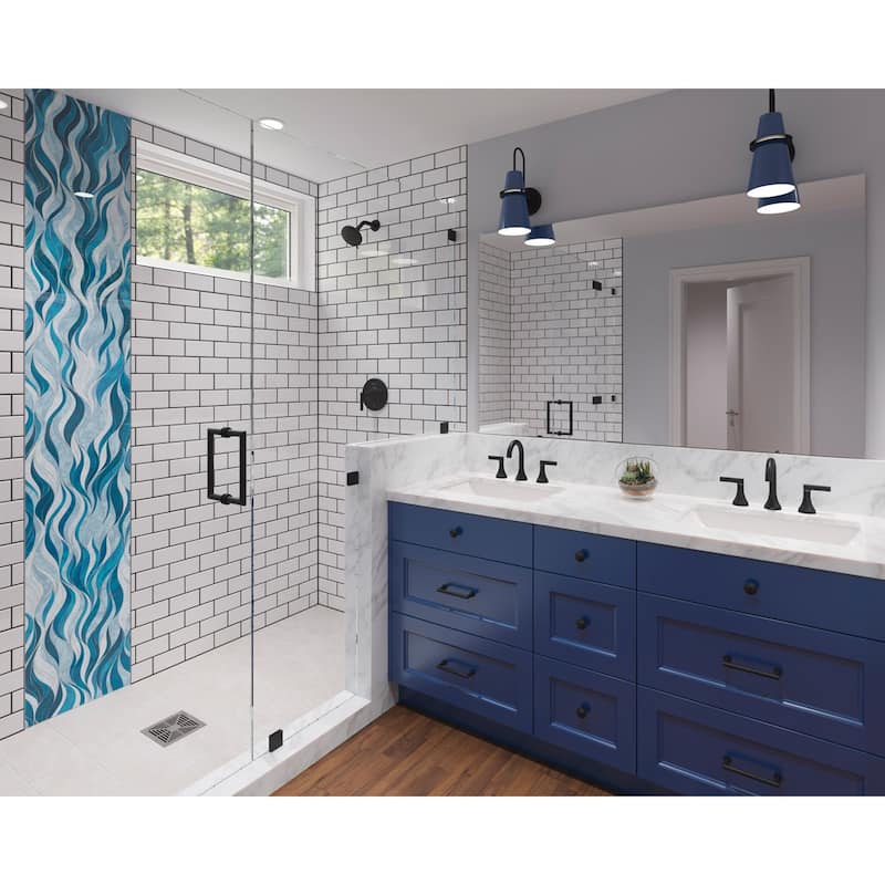 Pfister 8P8-WS2-VED Vedra Tub and Shower Trim Package with 1.8 GPM - Polished Chrome