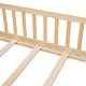 preview thumbnail 40 of 92, Modern Floor Platform Bed with Fence and Door