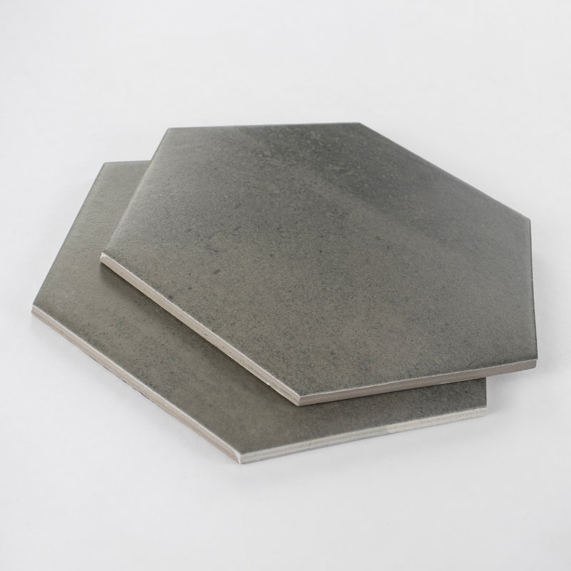 Arcadian Hexagon 9 in. x 10 in. Glazed Porcelain Wall and Floor Tile