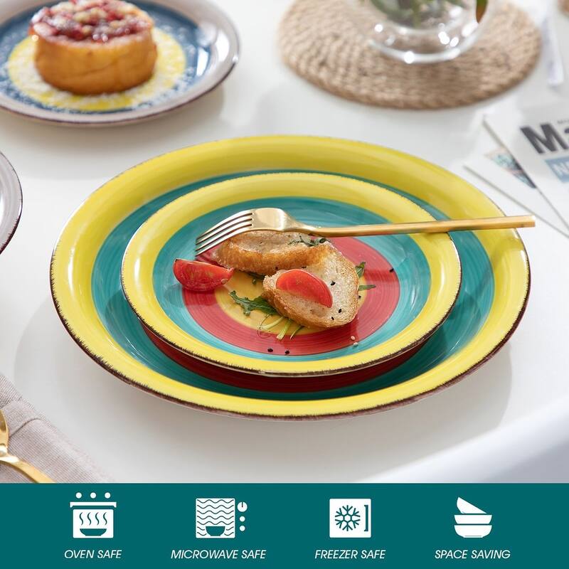 vancasso Arco Stoneware Multicolor Dinnerware Set