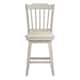 Eleanor Slat Back Wood Swivel Stool by iNSPIRE Q Classic