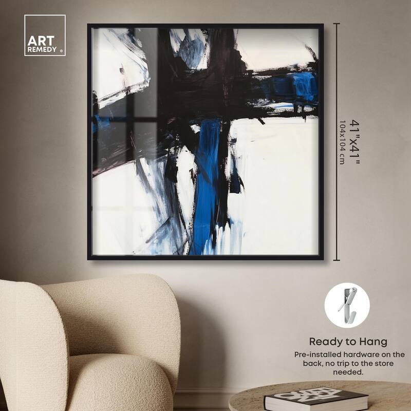 Blue Streak I Shadowbox by Art Remedy