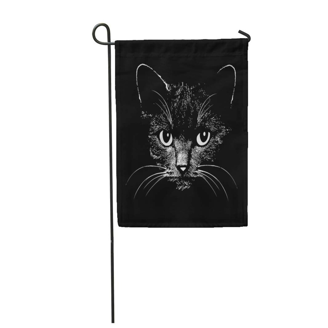 Shop Face Cat Graphic Design For Sketch Tattoo Halloween Drawing Silhouette Garden Flag Decorative Flag House Banner 28x40 On Sale Overstock 31328991