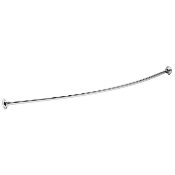 Shop Franklin Brass 211 5 5 Foot Oval Curved Shower Curtain Rod Overstock 18713400