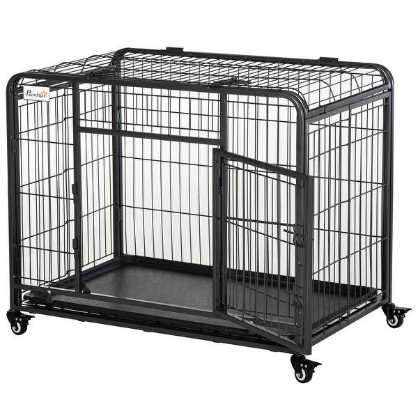 Pawhut heavy new arrivals duty dog crate