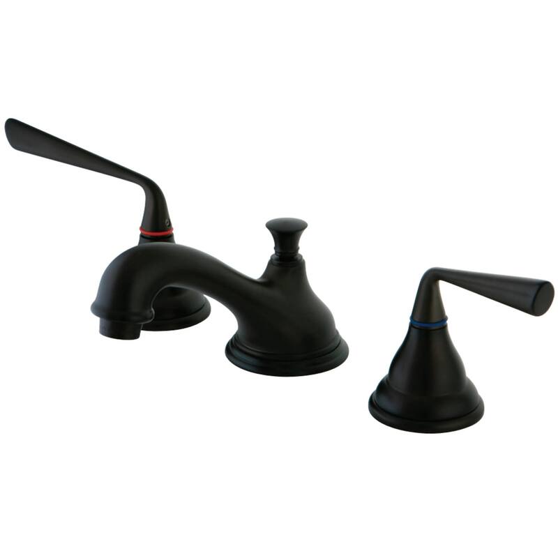 Kingston Brass Silver Sage 1.2 GPM Widespread Bathroom Faucet with - Oil Rubbed Bronze