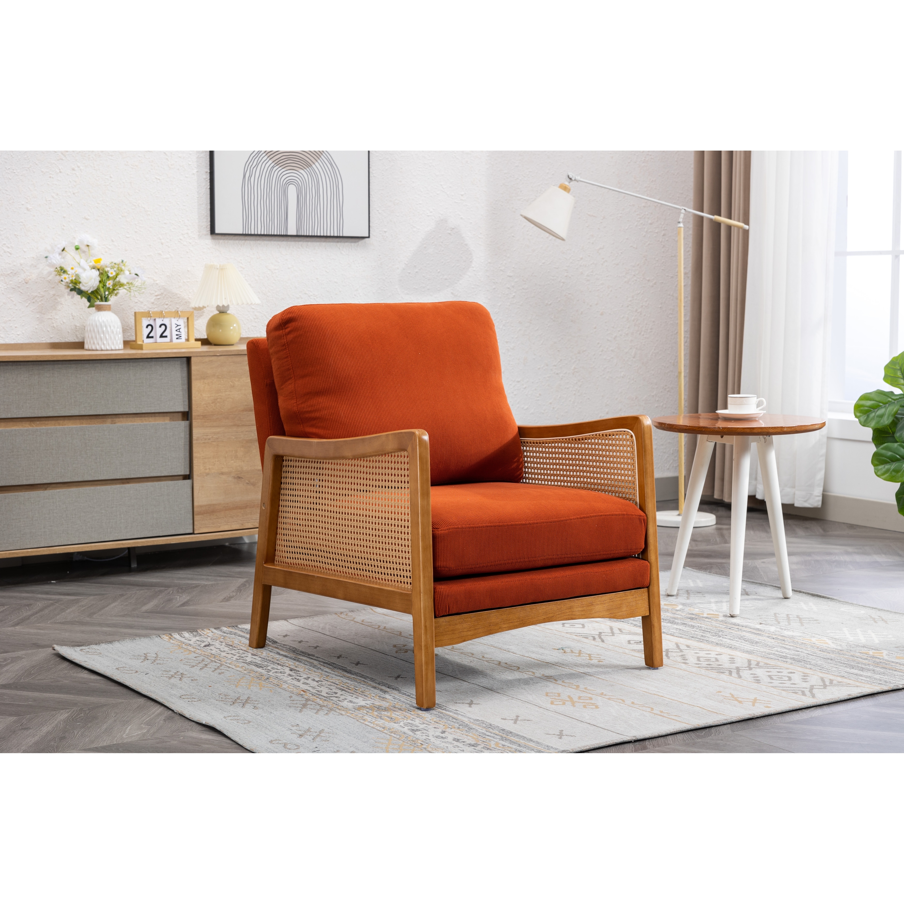 Orange living top room chairs