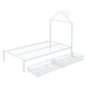 preview thumbnail 16 of 25, Twin Size Metal Platform Bed with Two Drawers