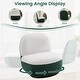 preview thumbnail 37 of 47, 2-Piece Chenille Color Blocking Swivel Chairs Set
