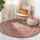 preview thumbnail 3 of 6, SAFAVIEH Handmade Cape Cod Dagmar Coastal Jute Rug 10' Round - Natural/Multi - Round
