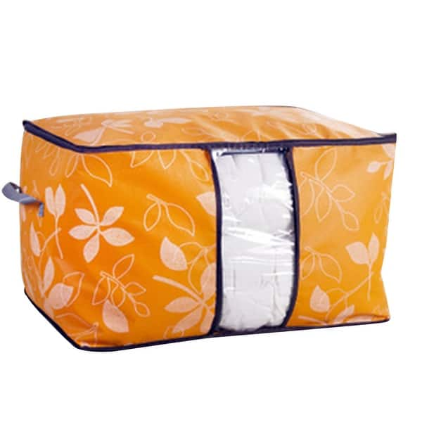 1pc, Blanket Storage Bags With Zipper, Foldable Comforter Storage Bag,  Large Organizers For Blankets, Pillow, Quilts, Linen, Storage Containers