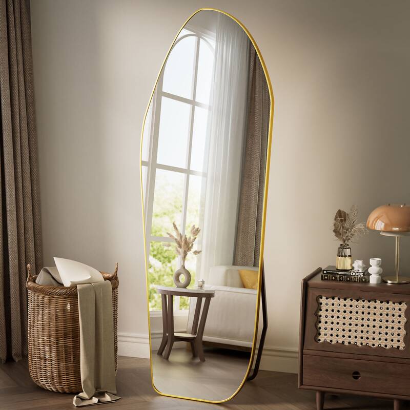 Irregular Full Lenghth Mirror Wall Decor