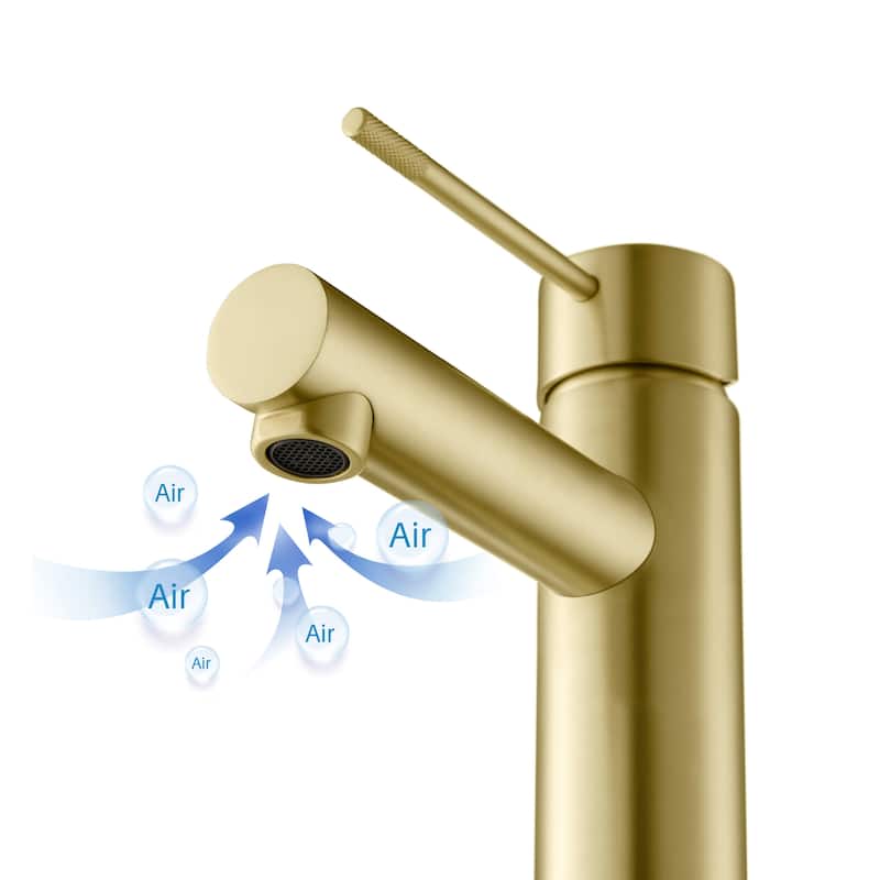 Luxury Single Hole Bathroom Faucet