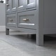 preview thumbnail 96 of 116, Altair Isla Single Bathroom Vanity Set and Aosta White Countertop without Mirror