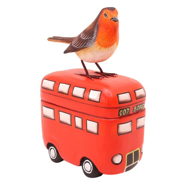 Novica Handmade Sightseeing Wood Statuette