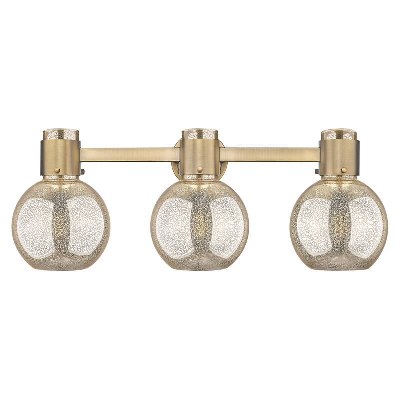 Innovations Lighting Downtown Urban - Lawton Sphere - 3 Light 24" Wall-Mounted Bath Vanity Light