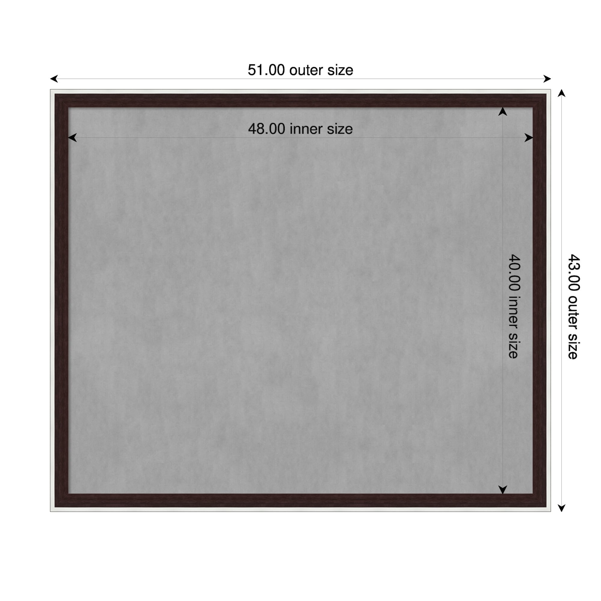 Amanti Art Maya Espresso Silver Framed