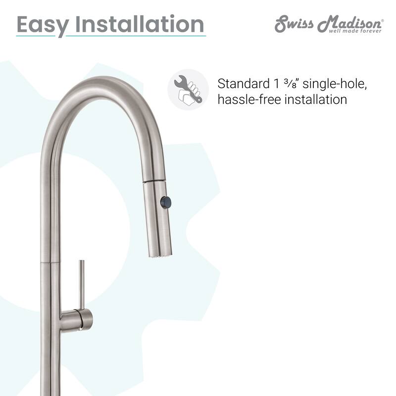 Chalet Single Handle, Pull-Down Kitchen Faucet