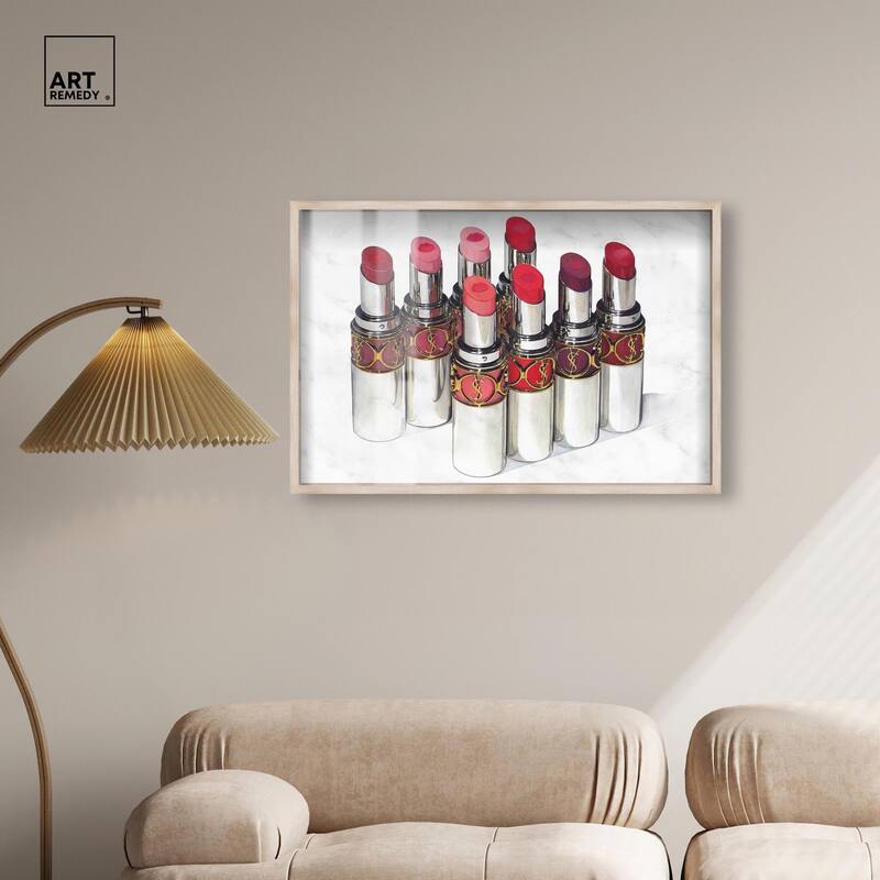 Doll Memories - Lipsticks 22 Shadowbox by Art Remedy