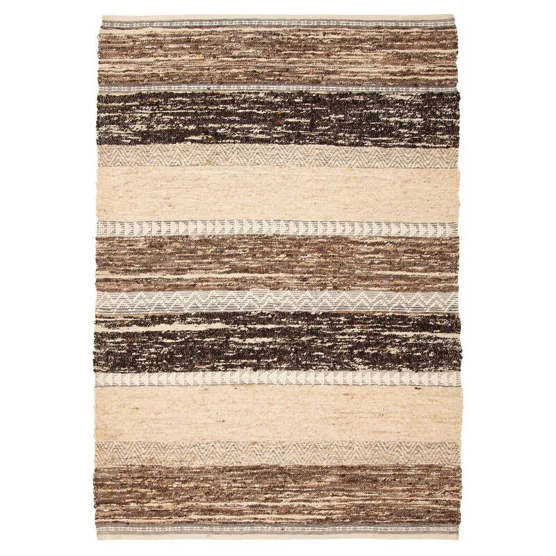 Sienna Brown Rug 5'5" x 7'11" - 5'5 x 7'11 - Brown - 5'5 x 7'11