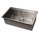 preview thumbnail 5 of 25, ZLINE Garmisch Undermount Single Bowl Scratch Resistant Stainless Steel Kitchen Sink with Bottom Grid and Accessories